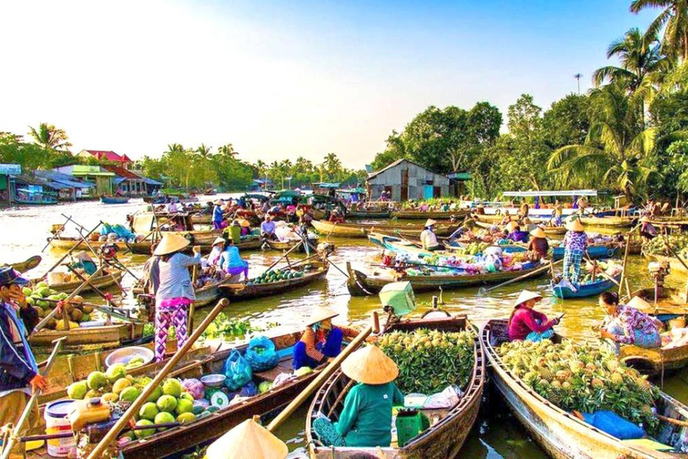 Hochiminh: Mercato galleggiante di Cai Rang e Delta del Mekong 1 giorno