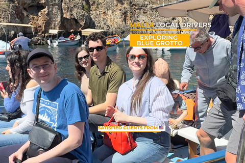 Tour di Malta : Auto privata- Mdina, Marsaxlokk, Grotta Azzurra