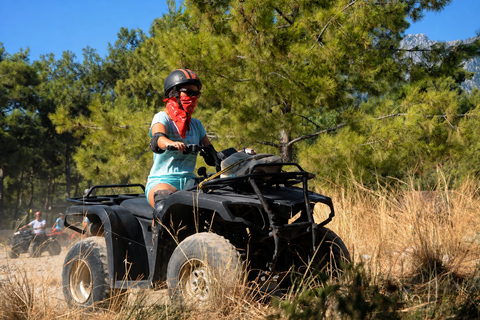 Lake Laceno: Wonderful Guided Quad Tour through Forests and Dirt Trails Lake Laceno: Wonderful guided quad tour through woods and along dirt tracks