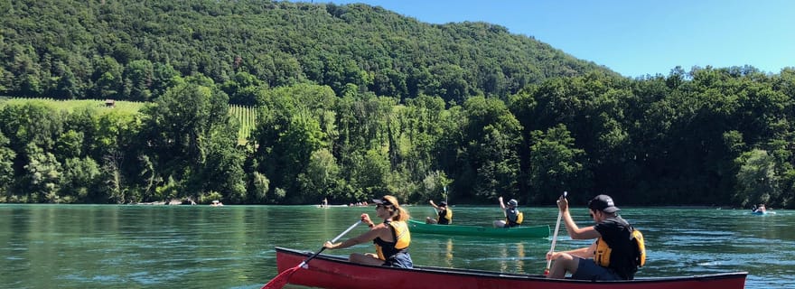 Excursion en canoë sur le lac de Constance