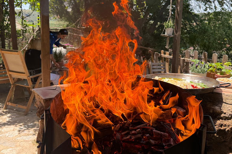 From Madrid: Cooking Class by a Castle in the Olive Groves