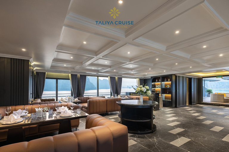 From Hanoi: Lan Ha Bay Premium Luxury Day Cruise Shared Cruise + Share Limousine bus transfer