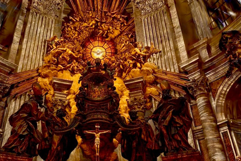 St.Peter’s Basilica tour, Grottoes, papal tomb & Dome access Guided tour of St.Peter’s Basilica, Grottoes, papal tomb.