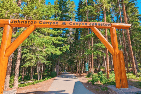 Banff: Experiencia Lago Louise y Cañón Johnston LanzaderaDesde la estación de tren de Banff