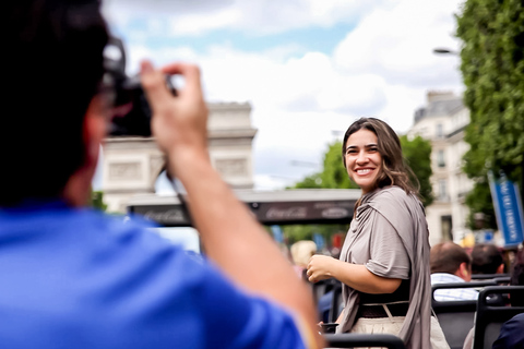 Paris: Tootbus Hop-On/Hop-Off-Bustour Entdeckungstour24-Stunden-Pass für die Sommerausgabe