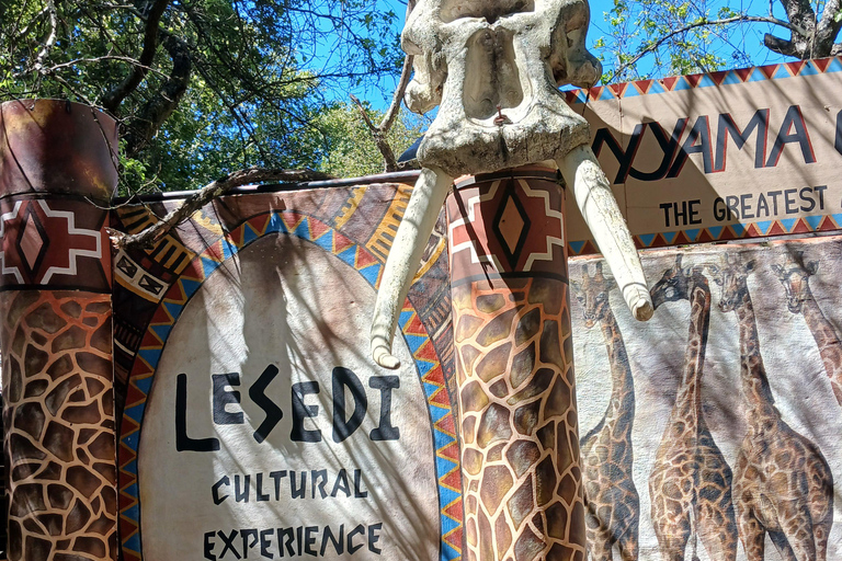 Lesedi: Vila Cultural e experiência de dança tribal