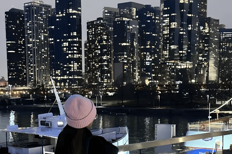 Chicago by Night: Skyline, Riverwalk & Navy Pier Lights