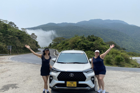 De Hue a Hoi An: coche privado con conductor de habla inglesa y visitas turísticas