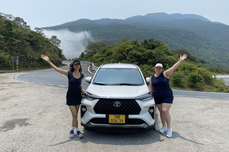 De Hue a Hoi An: coche privado con conductor de habla inglesa y visitas turísticas