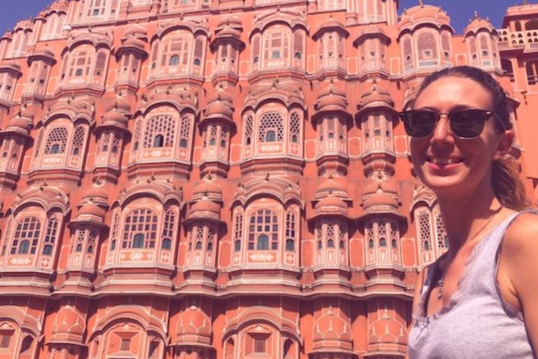 Jaipur: Private ganztägige Stadtrundfahrt mit allem Drum und DranPrivate ganztägige All-Inclusive-Tour