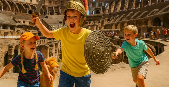 Rome: Colosseum for Kids, a Journey among Gladiators and the Wonders of Rome