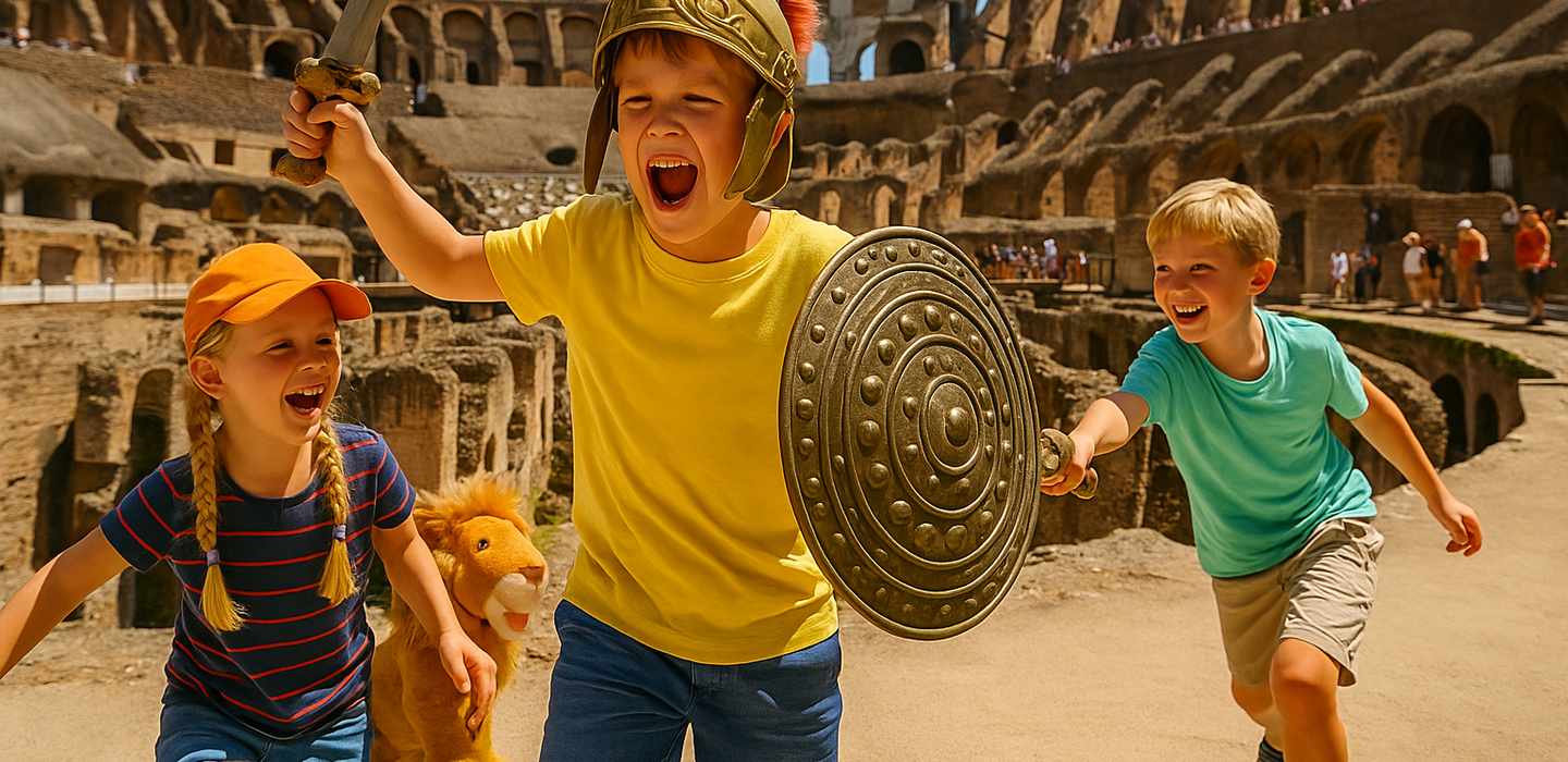 Rom: Kolosseum für Kinder, eine Reise zwischen Gladiatoren und den Wundern Roms