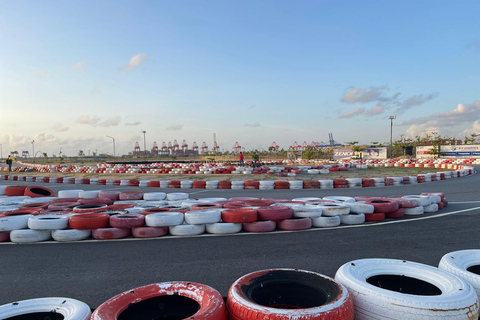 Colombo: Go-Karting und Lotus Tower Dinner mit Abholung vom Hotel