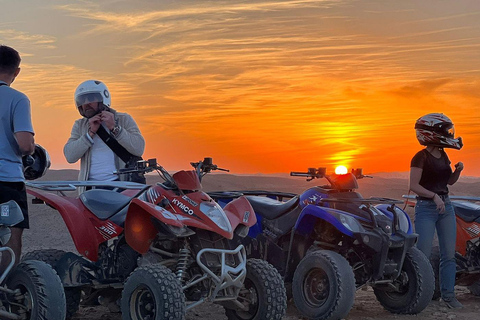 From Marrakech: Agafay Desert Quad Biking Tour with Transfer