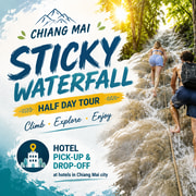 Chiang Mai: Sticky Waterfall (Half-Day) Hotel Transfer Chiang Mai: Sticky Waterfall (Half-Day) Hotel Transfer