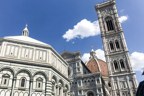 Firenze: Ingresso della cattedrale con cupola e campanileBiglietti di ingresso con 2 audioguide basate su App