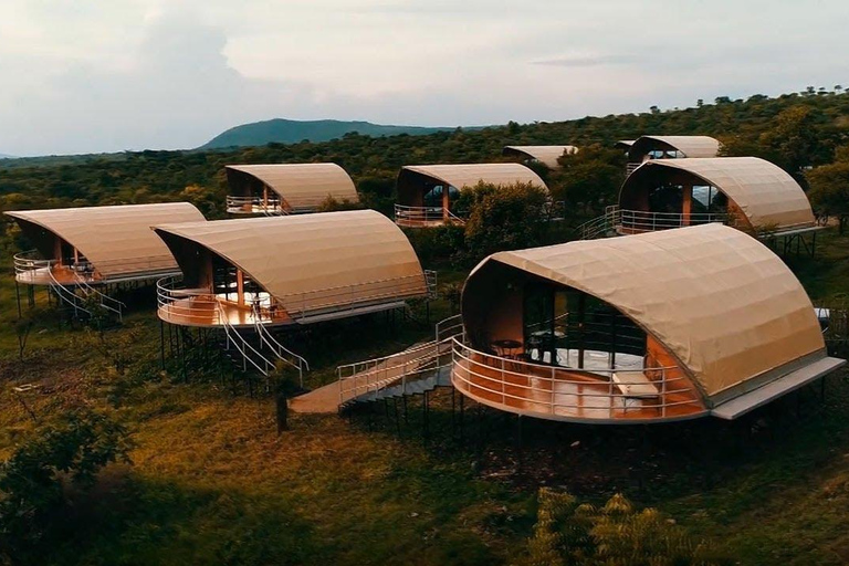 Safari privé de luxe de 2 jours au Ngorongoro depuis Zanzibar