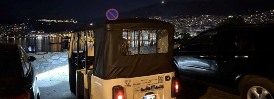 Kavala: Excursão Turística Autêntica de Tuk Tuk Ecológico