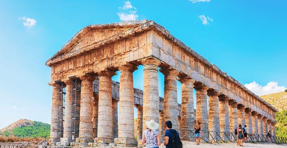 From Palermo: Segesta Self-Guided Tour & Return Van Transfer