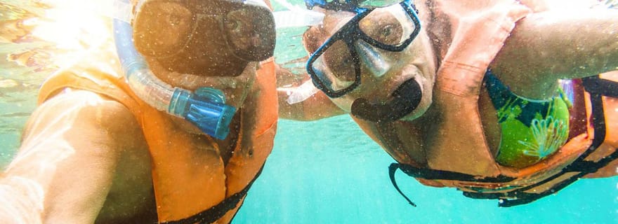 Panglao : Plongée avec masque et tuba à NapalingReef avec les sardines