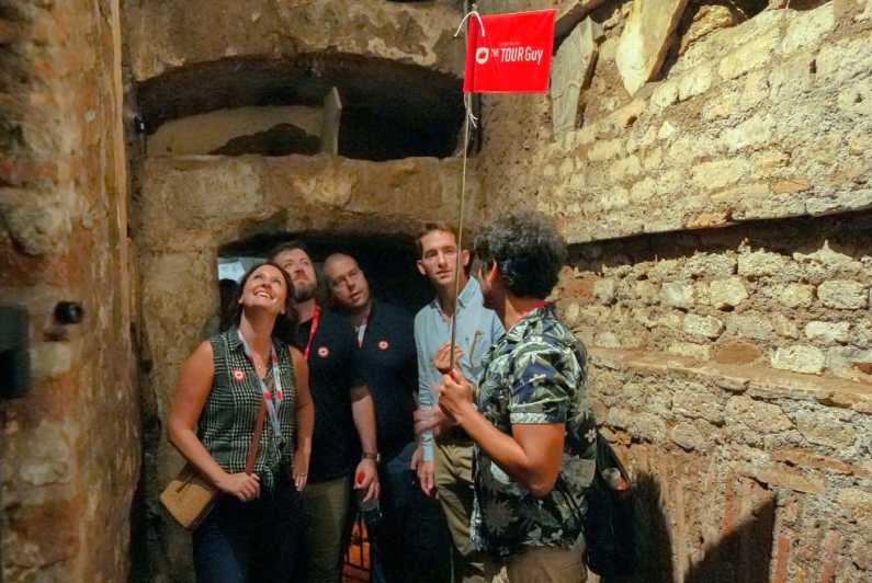 ローマ：カタコンベとカプチン会の地下室のガイド付きツアー (送迎付き)