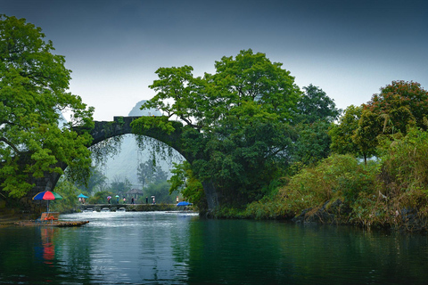 Guilin to Yangshuo : Li River Bamboo Rafting & culture