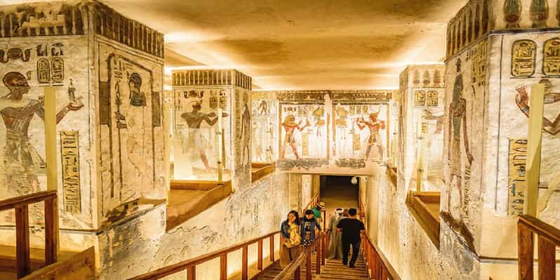 Valle Dei Re E Delle Regine Luxor: Tour guidato della Valle dei Re e delle Regine con pranzo