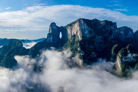 Zhangjiajie Heights: Glass Bridge & Tianmen Light Show