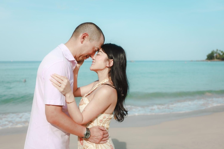 Phuket: couple photoshoot at Surin Beach VIP (50photos)