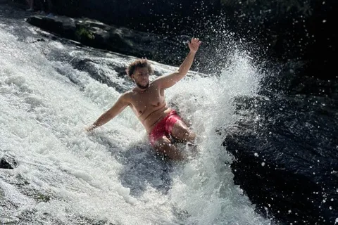 San Juan: El Yunque Waterslide & Waterfall Tour with Snacks