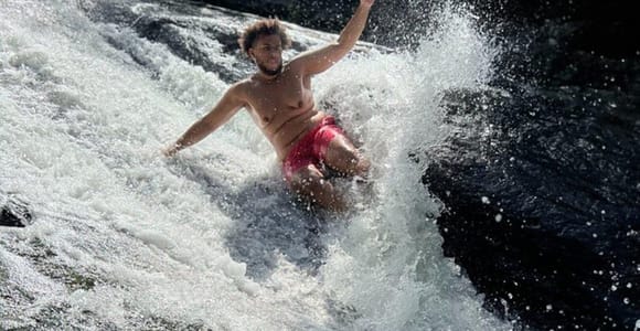 San Juan: El Yunque Waterslide & Waterfall Tour with Snacks