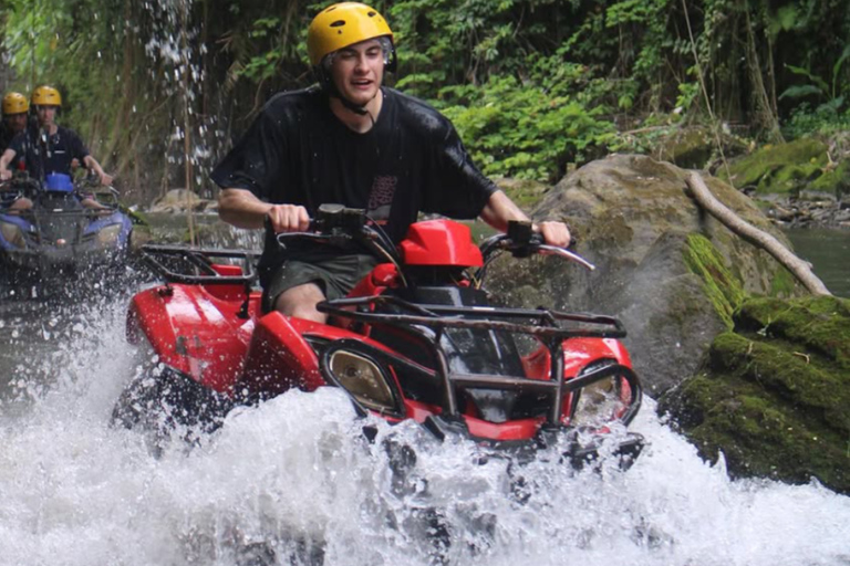 Bali: ATV Ride Adventure with track river bank, dense forest ATV Ride ( Tandem Ride ) without Transport