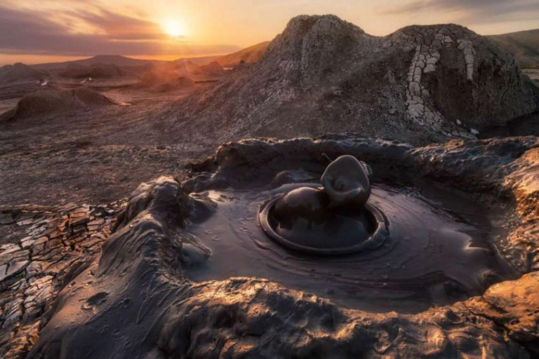 Baku Departure: Gobustan Mud Volcanoes, Ateshgah & Yanardag