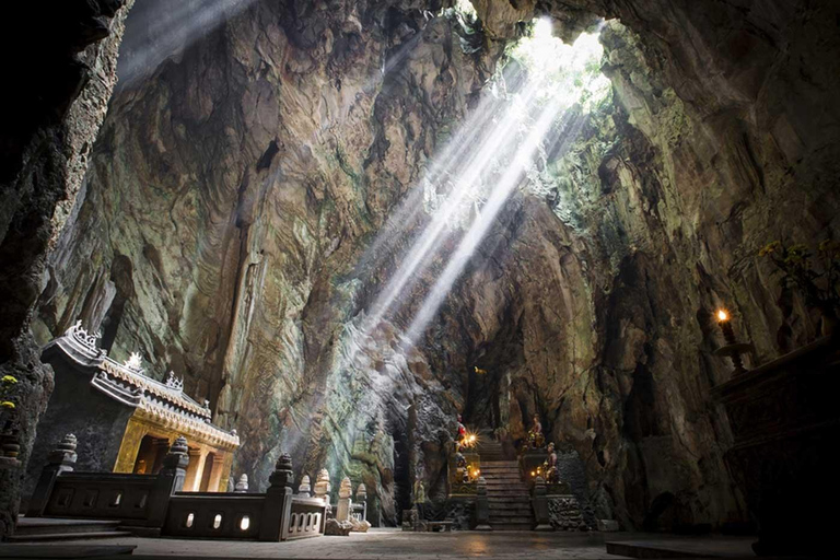 Da Nang: Marble Mountains, Monkey Mountain en Am Phu Cave...