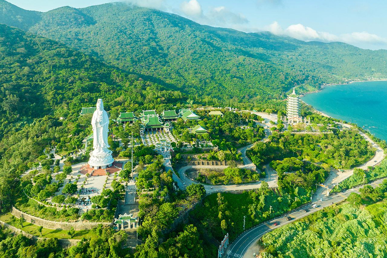 Tour de medio día: montañas de mármol y pagoda Linh UngTour en grupo