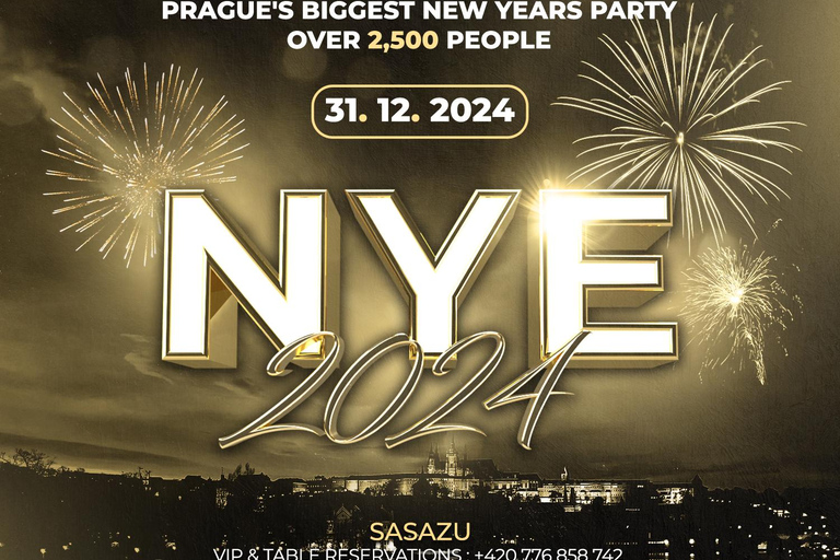 Praag: Oudejaarsavondfeest bij SaSaZu