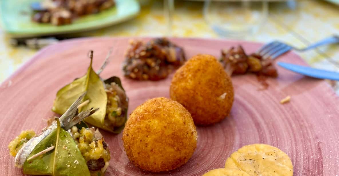 Afbeelding 2 van Sea Villa Cefalù: hands-on 4-gangen arancini-les en wijn