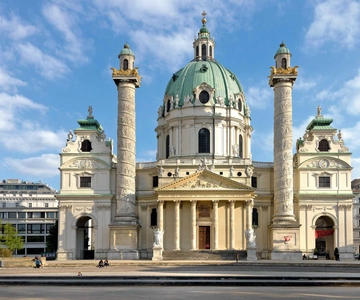Panoramik Teras Erişimli Karlskirche Giriş Bileti