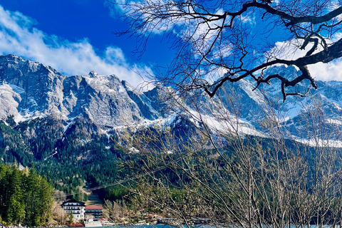 From Munich: Eibsee & Zugspitze Private Day Tour by Tesla