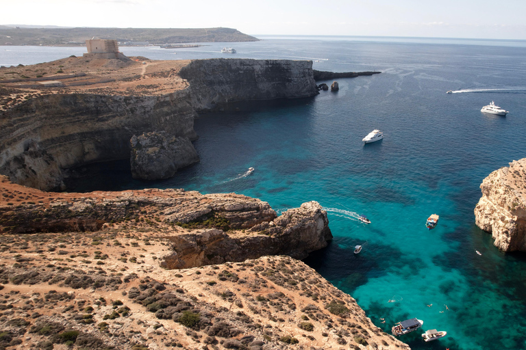 Comino:Blue & Crystal Lagoon,Gozo & Seacaves Half day cruise Half day cruise-Comino,Gozo,Blue & Crystal Lagoon & Seacaves