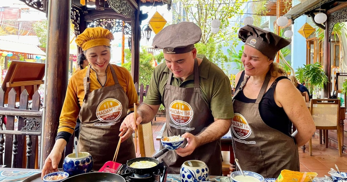 Best Family & Friend Day Trips and Activities in Vietnam 81 Hue City: Cyclo, Market Tour & Cooking Class at Madam Thu