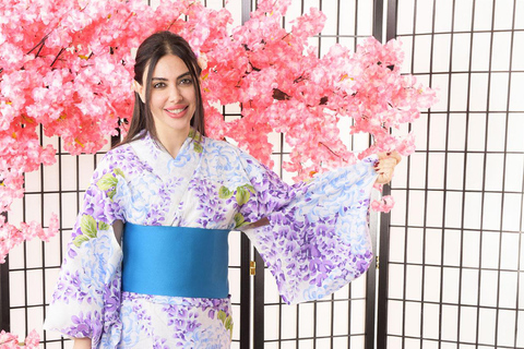 Sesión fotográfica con kimonoFotografía de interior en kimono