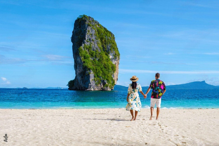 Krabi: 4 Islands and Caves Boat Tour with Lunch 4 Islands Tour by Speedboat