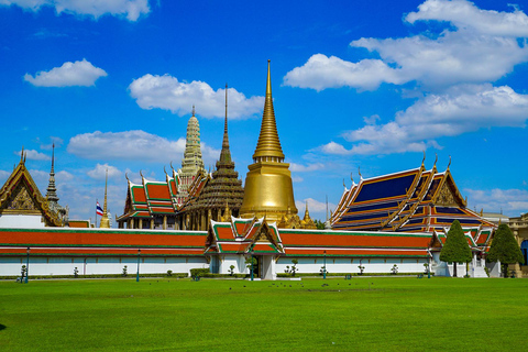 Bangkok: Grand Palace, Wat Pho, Wat Arun Sacred & Local Tour Tha Maharaj