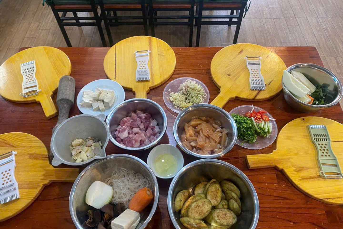 From Ninh Binh: Cooking Class (Meat or Vegan Options)