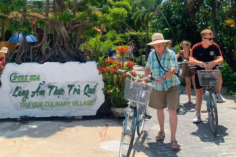 Hoi An: Agricultura y pesca en bicicleta en el pueblo de Tra Que