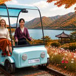 Da Seoul: Nami Island, K-Garden e tour in bici su rotaie