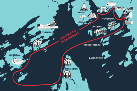 Oslo: Sightseeingcruise door de Oslofjord per elektrische boot