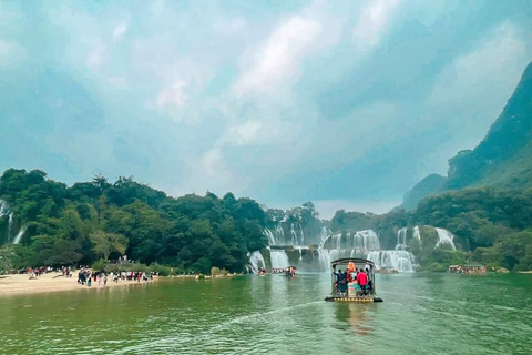 From Hanoi: Ban Gioc Waterfall 2 Day 1 Night - Small Group Only Bus Hanoi to Ban Gioc Waterfall at 8.00pm Everyday