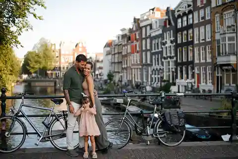 Amsterdam: Prywatna sesja zdjęciowa w kultowych miejscach